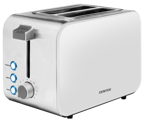 Купить Тостер Centek CT-1422 белый  9129950. Характеристики, отзывы и цены в Донецке