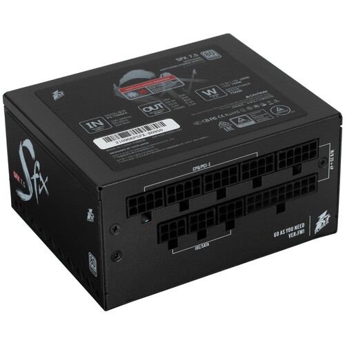 Купить Блок питания 1STPLAYER SFX 7.5 [PS-750SFX] черный  5355193. Характеристики, отзывы и цены в Донецке