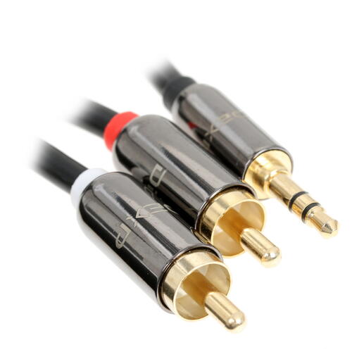 Купить Кабель   DEXP 3.5 mm jack - RCA x2 черный  1382324. Характеристики, отзывы и цены в Донецке