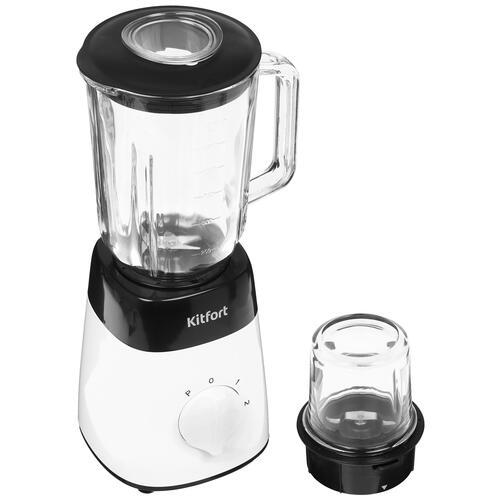 Купить Блендер стационарный Kitfort КТ-1381 белый  8160946. Характеристики, отзывы и цены в Донецке