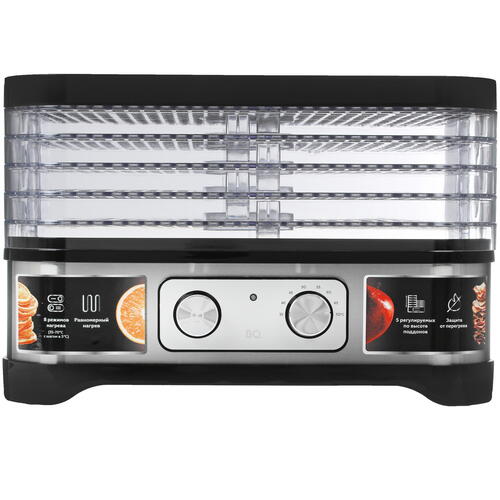 Купить Сушилка для овощей и фруктов BQ FD1000 серебристый  9902522. Характеристики, отзывы и цены в Донецке