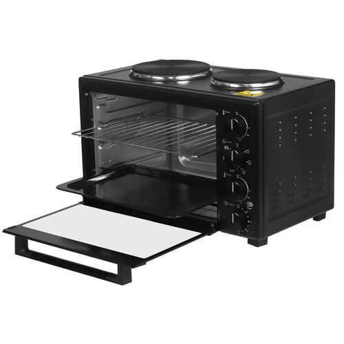 Купить Мини-печь Kraft KFC-MOHP 380 HBL черный  9080983. Характеристики, отзывы и цены в Донецке