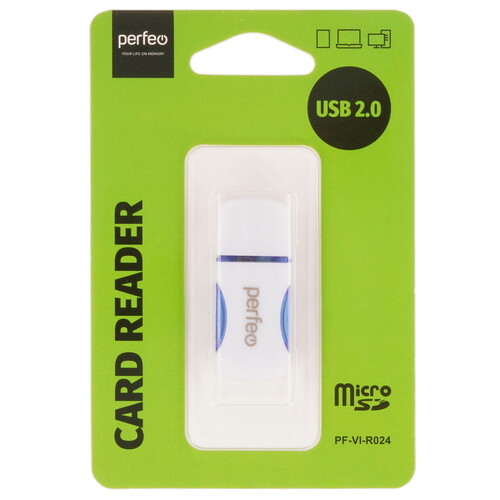 Купить Кард-ридер Perfeo PF-VI-R024  9209036. Характеристики, отзывы и цены в Донецке