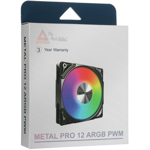 Купить Вентилятор Montech METAL PRO 12 ARGB PWM  5620663. Характеристики, отзывы и цены в Донецке
