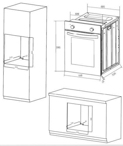 Купить Электрический духовой шкаф MAUNFELD EOEC516B черный  8158574. Характеристики, отзывы и цены в Донецке