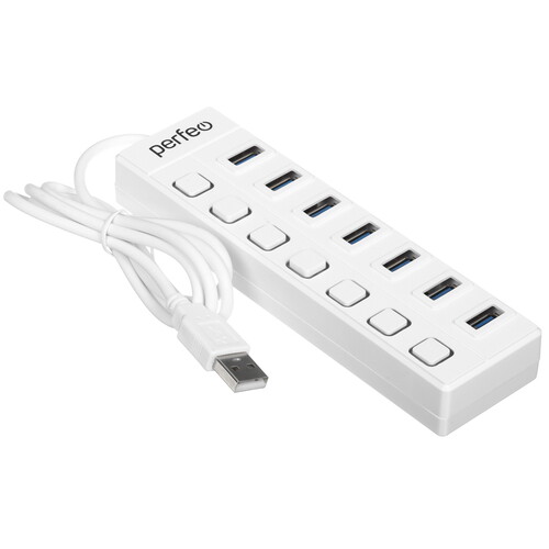 Купить USB-разветвитель Perfeo PF-H036  5481789. Характеристики, отзывы и цены в Донецке