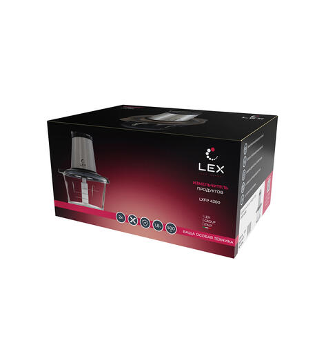 Купить Измельчитель  LEX LXFP 4300 серый  5360991. Характеристики, отзывы и цены в Донецке