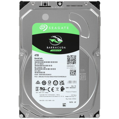 Купить 4 ТБ Жесткий диск Seagate BarraCuda [ST4000DM004]  5048546. Характеристики, отзывы и цены в Донецке