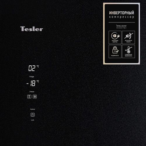 Купить Холодильник многодверный   Tesler RCD-482I (2024) черный  9057388. Характеристики, отзывы и цены в Донецке