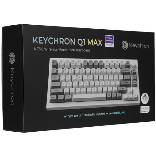 Купить Клавиатура  проводная + беспроводная Keychron Q1 Max  9310648. Характеристики, отзывы и цены в Донецке