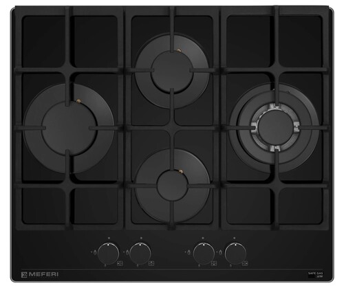 Купить Газовая варочная поверхность Meferi MGH604BK GLASS ULTRA  9168782. Характеристики, отзывы и цены в Донецке