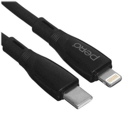 Купить Кабель PERO Lightning 8-pin - USB Type-C черный  5474204. Характеристики, отзывы и цены в Донецке