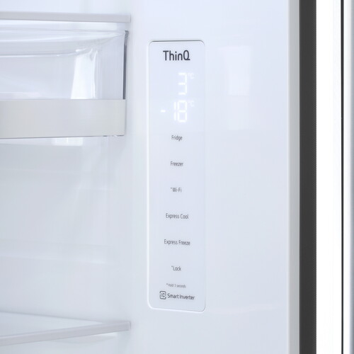 Купить Холодильник Side by Side   LG GC-Q257CAFV серебристый  5451386. Характеристики, отзывы и цены в Донецке