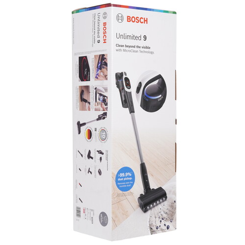 Купить Пылесос  вертикальный  Bosch BCS931GAC  серый  9258303. Характеристики, отзывы и цены в Донецке