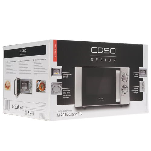 Купить Микроволновая печь CASO M 20 Ecostyle Pro серебристый  8195360. Характеристики, отзывы и цены в Донецке