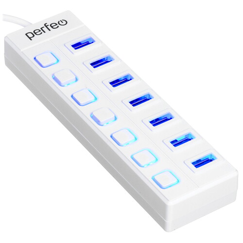 Купить USB-разветвитель Perfeo PF-H036  5481789. Характеристики, отзывы и цены в Донецке