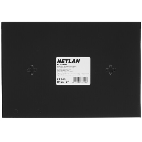 Купить Коммутатор NETLAN NLS-1211P  9268546. Характеристики, отзывы и цены в Донецке