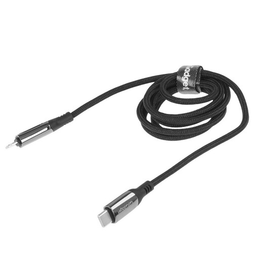 Купить Кабель круглый GoGadget Lightning 8-pin - USB Type-C черный 1.2 м  9206825. Характеристики, отзывы и цены в Донецке
