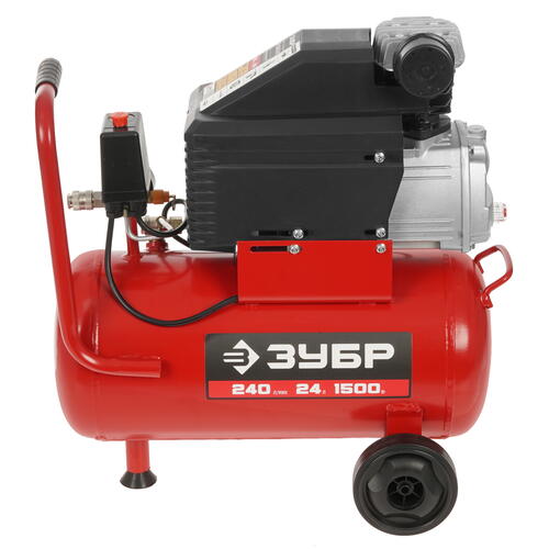 Купить Компрессор поршневой масляный Зубр КПМ-240-24 Н6  5308098. Характеристики, отзывы и цены в Донецке