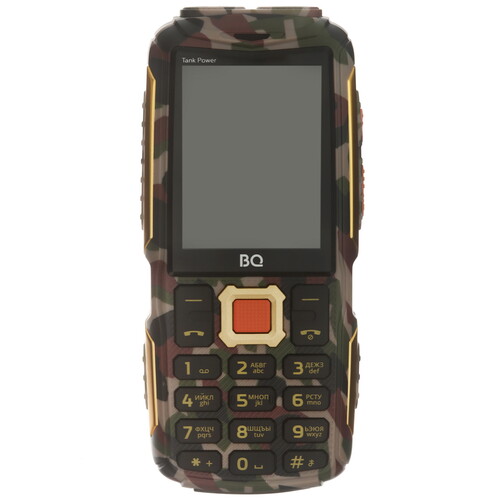 Купить Сотовый телефон BQ 2430 Tank Power золотистый/камуфляжный  8129253. Характеристики, отзывы и цены в Донецке