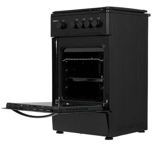 Купить Газовая плита Kraft KF-FSK5301GBL черный  9130787. Характеристики, отзывы и цены в Донецке