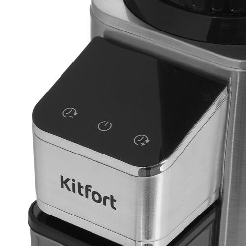 Купить Кофемолка электрическая Kitfort КТ-7431 серебристый  9097096. Характеристики, отзывы и цены в Донецке