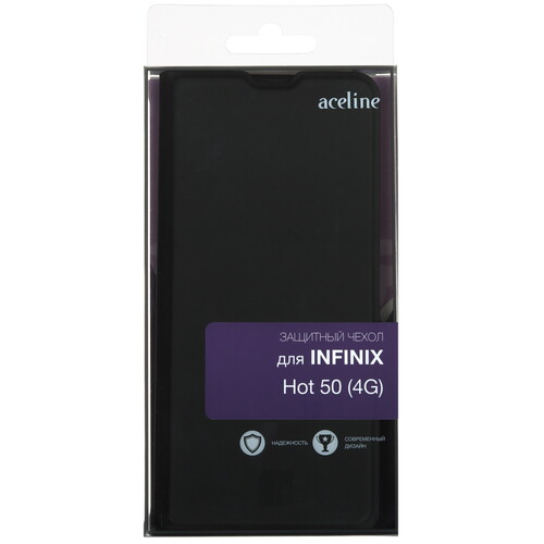 Купить Чехол-книжка  Aceline Kors для Infinix HOT 50 4G черный  5487861. Характеристики, отзывы и цены в Донецке