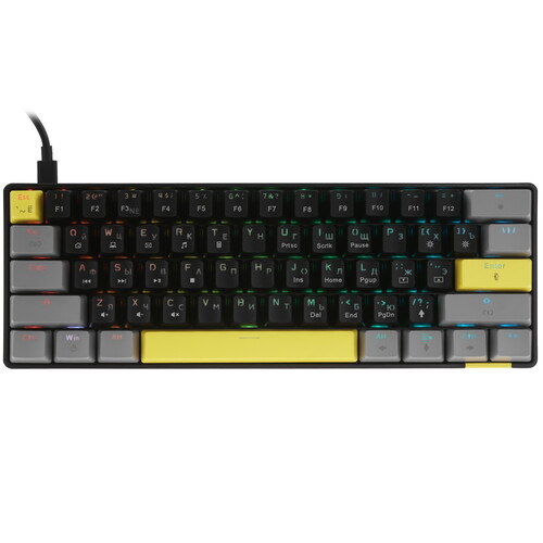 Купить Клавиатура проводная PANTEON T3 PRO BS HS RGB  9251451. Характеристики, отзывы и цены в Донецке