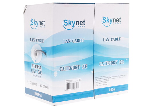 Купить Витая пара SkyNet Premium CSP-FTP-2-CU  1095800. Характеристики, отзывы и цены в Донецке