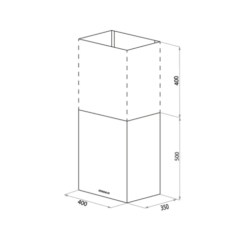 Купить Вытяжка пристенная Meferi ROOMBOX40IX COMFORT серебристый  9270615. Характеристики, отзывы и цены в Донецке