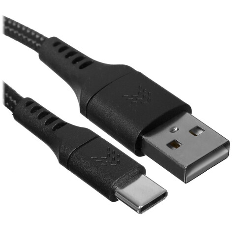 Купить Кабель круглый Rocket USB Type-C - USB 2.0 Type-A черный 1 м  5466179. Характеристики, отзывы и цены в Донецке