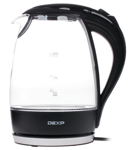 Купить Электрочайник DEXP GF-175 черный  1065590. Характеристики, отзывы и цены в Донецке