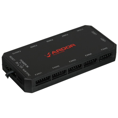 Купить Комплект вентиляторов ARDOR GAMING Mistral AR12 Kit 5in1  черный  5431573. Характеристики, отзывы и цены в Донецке