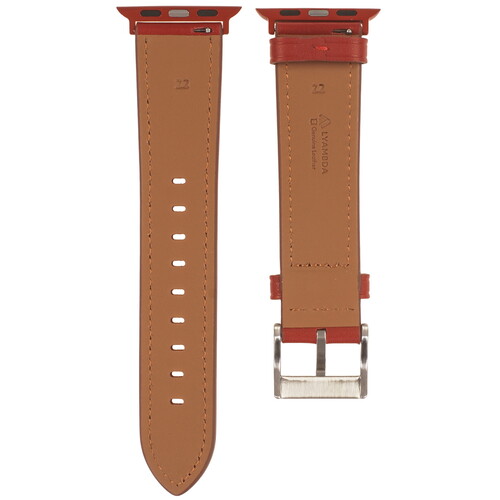 Купить Ремешок Lyambda для Apple Watch 42/ 44/ 45/ 49mm красный  9252305. Характеристики, отзывы и цены в Донецке