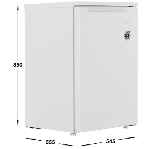 Купить Холодильник компактный   DEXP S-11AMG белый  9223598. Характеристики, отзывы и цены в Донецке