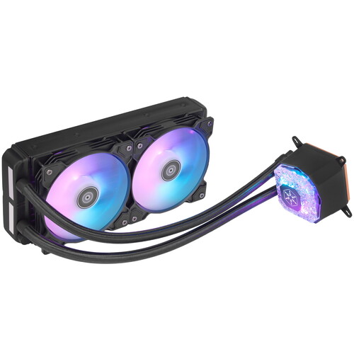 Купить Система охлаждения SilverStone SST-IG240P-ARGB черная  5615534. Характеристики, отзывы и цены в Донецке