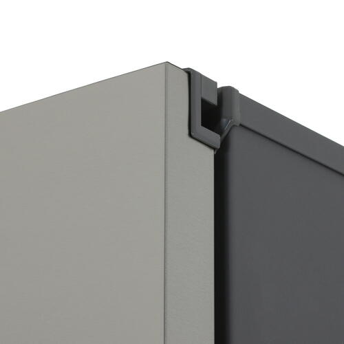 Купить Холодильник с морозильником   Бирюса I980NF серебристый  9066258. Характеристики, отзывы и цены в Донецке