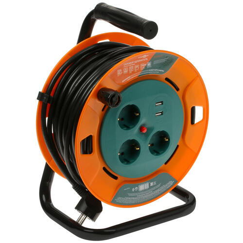Купить Удлинитель силовой FinePower PDS0822 оранжевый  5086473. Характеристики, отзывы и цены в Донецке
