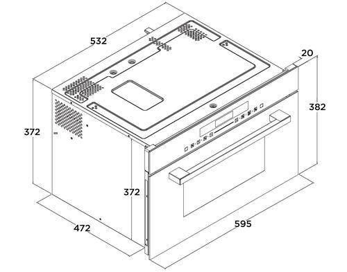 Купить Встраиваемая микроволновая печь Eigen BI-MW934С черный  5088391. Характеристики, отзывы и цены в Донецке