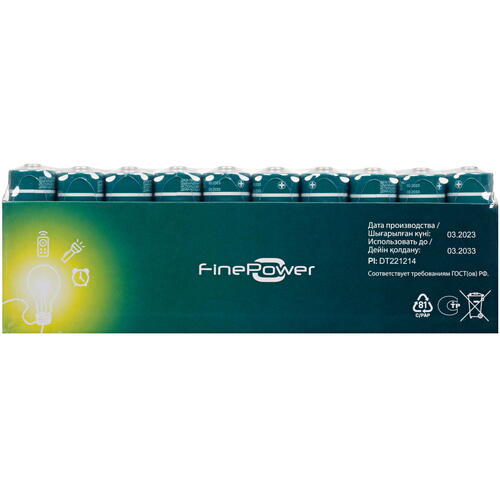 Купить Батарейка FinePower AA / AA (LR6/ER14505/FR6/R6P)  5090034. Характеристики, отзывы и цены в Донецке