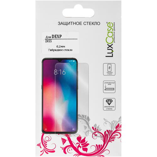 Купить Защитное гибридное стекло LuxCase для экрана DEXP Z455  4814191. Характеристики, отзывы и цены в Донецке
