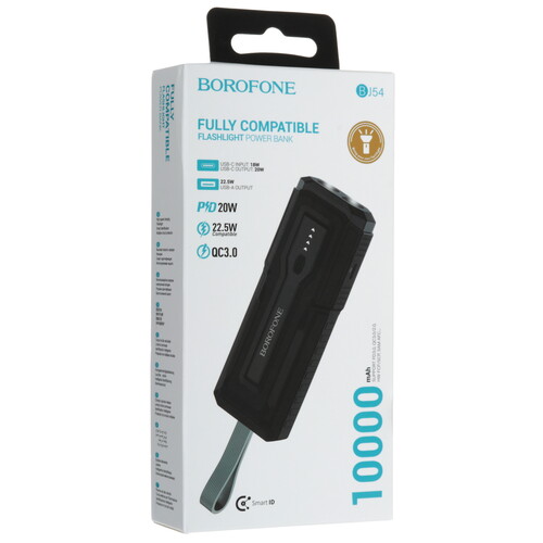 Купить Портативный аккумулятор Borofone BJ54 черный  5456235. Характеристики, отзывы и цены в Донецке