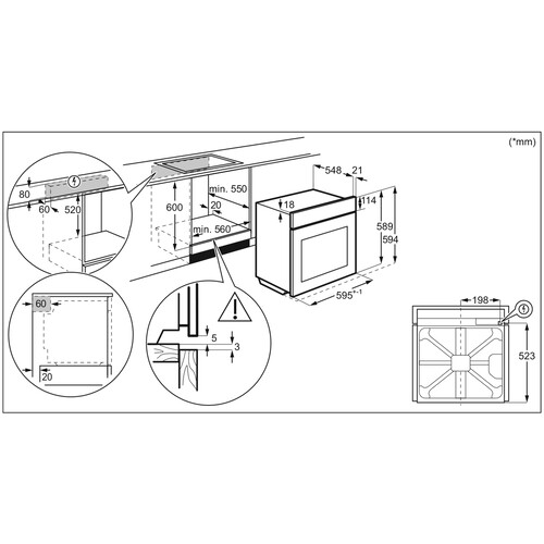 Купить Электрический духовой шкаф Electrolux COE7P31X2 черный  9155250. Характеристики, отзывы и цены в Донецке