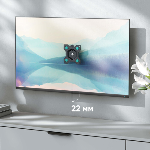 Купить Кронштейн для ТВ ONKRON R1 черный  5470591. Характеристики, отзывы и цены в Донецке