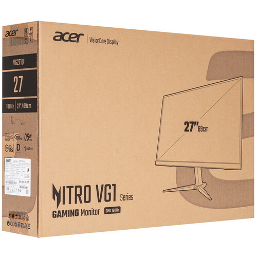 Купить 27" Монитор Acer VG271UM3bmiipx черный  5632533. Характеристики, отзывы и цены в Донецке