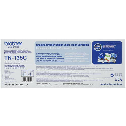 Купить Картридж лазерный Brother TN-135C голубой  7974243. Характеристики, отзывы и цены в Донецке