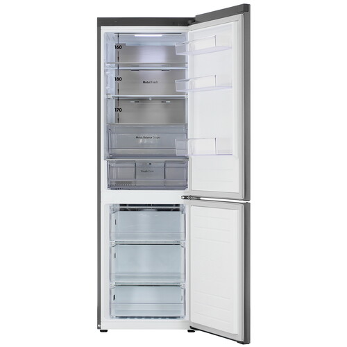 Купить Холодильник с морозильником   LG GA-B459SMQM серебристый  5319345. Характеристики, отзывы и цены в Донецке