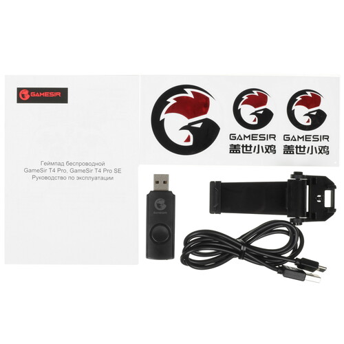 Купить Геймпад беспроводной/проводной GameSir T4 Pro черный  5054608. Характеристики, отзывы и цены в Донецке