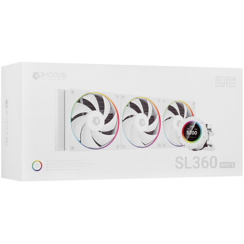 Купить Система охлаждения ID-COOLING SL360  белая  5430597. Характеристики, отзывы и цены в Донецке