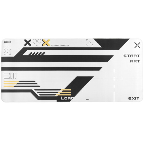 Купить Коврик DEXP Print Stream (XL) белый  9286083. Характеристики, отзывы и цены в Донецке